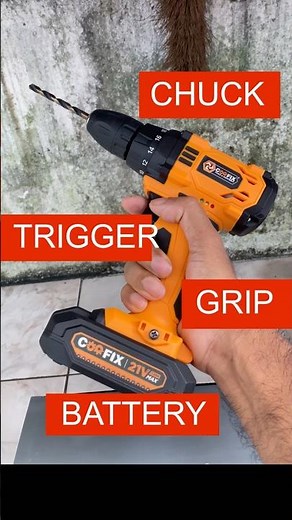 Cordless Drill Basics for the Total Beginner in 45 seconds #diy #powertools