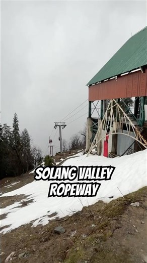 Solang valley Ropeway 🚠😍 #manali #solangvalley #ropeway