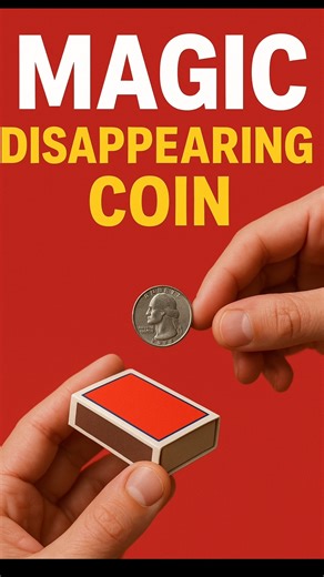 Magic disappearing coin 🪄🪙