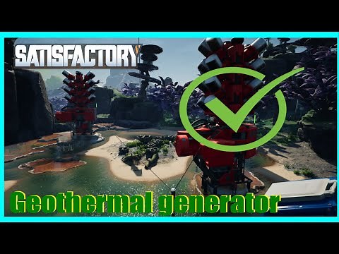 Geothermal Generator - Satisfactory - tips and tricks