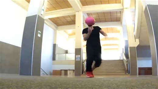 Man Dances with Spinning Basketball on Finger