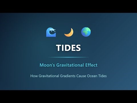 Tides Explained: How Moon's Gravity Creates Ocean Tides | Gravitation Physics