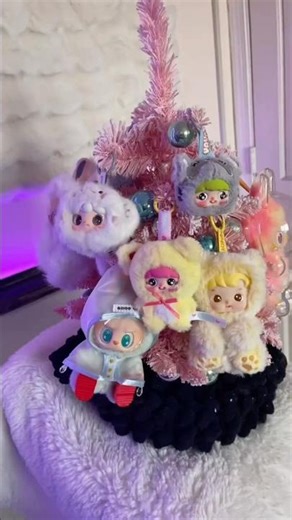 Mini labubu Christmas tree #shortvideo