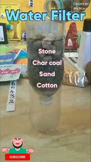 Home made water filter/ School project / kids project ideas / science project /New way of thinking