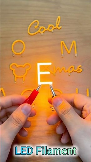 LED filament 🔥🔥 #ledfilament #coolgadgets #diy #ledlights