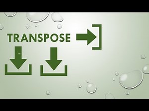 How To Use The Advanced Transform Function In Excel