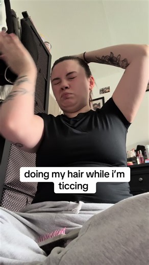 Doing My Hair While Ticcing: A Tourette’s Morning Routine