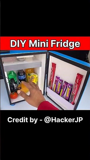How To Make Mini Fridge At Home #shorts #fridge