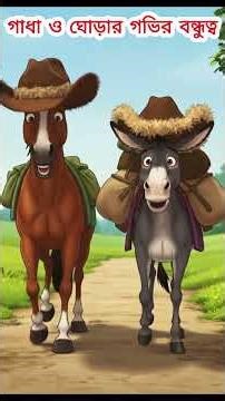 গাধা ও ঘোড়ার গভির বন্ধুত্ব #motivation #shorts #youtubeshorts #ytshorts #shortsfeed #shortvideo