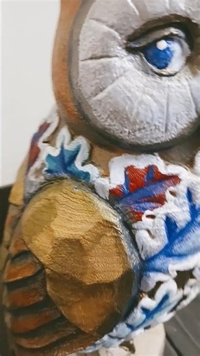 fall owl repaint #art #craft #owl