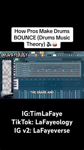 How Pros Make Drums Bounce(Fl Studio Tutorial & Tips) #flstudio #producertips #musicproducer #drums