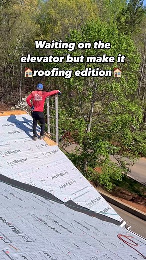Laddervator etiquette: don’t look down! Skyline contracting taking these townhomes to the next level! #Elevator #ladder #skyline #skylinecontracting #contractor #roofing #contracting #roofer #remodel #commercial #residential #trusted #trending #reels #ig #viral #explore #explorepage #facebook #fb | Skyline Contracting