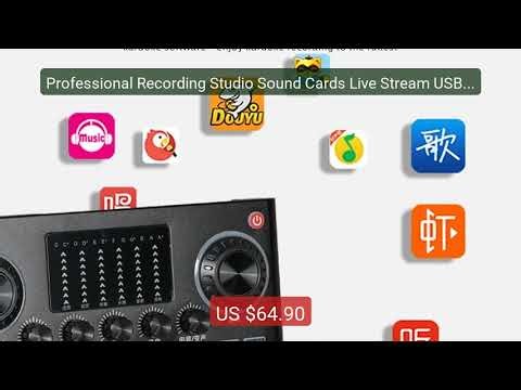 Professional Recording Studio Sound Cards Live Stream USB Soun... — Hot Deal 2026 | Limited Offer!