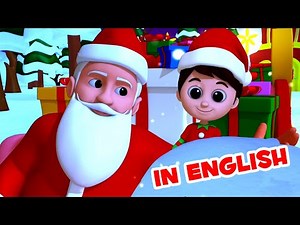 Jingle Bells In English | Christmas Song For Kids | Popular Christmas Rhymes | Kids Songs