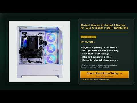Review: Skytech Gaming Archangel 5 Gaming PC | Intel i5 14400F 2.5GHz, NVIDIA RTX 5060