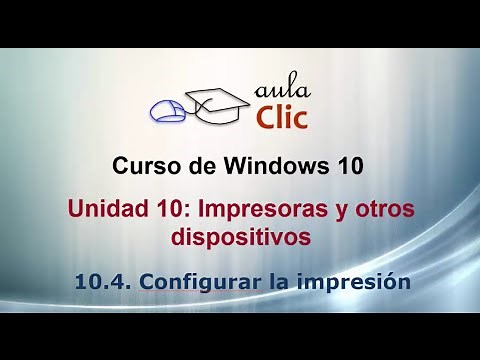 Curso de Windows 10. Vídeo 10.4. Imprimir