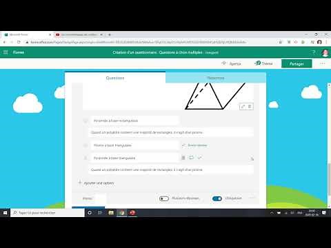 Forms Office 365 : Créer des questions à choix multiples dans un questionnaire