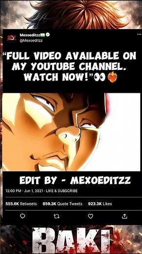 Baki Season 1 Episode 1 😈 When The Beast Awakens 💪🔥 #BakiHanma #AnimeFight #Viral