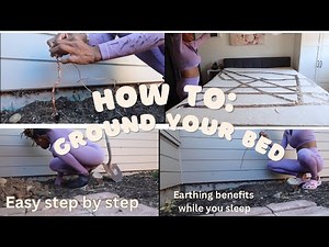 How to Ground your bed to the Earth | Earthing benefits from home | Step by step Easy method