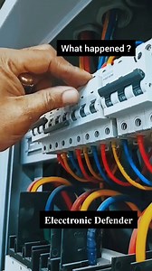 MCB breaker not reset why #elecctronic_defender #electrician #fbreels #foryoupageシ #electronics #electricity #watch #project #electricianlife #videos | Elecctronic Defender