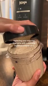 JAVA CHIP FRAPPUCCINO ICE CREAM 350 Calories | 37g Protein Video credit: @superduperegina 💪 Ingredients: 2 shots Espresso 1 scoop Vanilla Protein Powder 1 tbsp SF Vanilla Pudding Mix 1 1/2 cups Fairlife Milk Mix In: Dark Chocolate, melted 1. Mix all base ingredients and freeze (at least 10-12 hours) 2. Spin on “lite ice cream” setting 3. Add melted chocolate and spin on “mix-in” Follow @ninjacreamidelights for more healthy ice cream recipes 🍦💪 #food #healthyrecipes #recipes #foodreels #creami