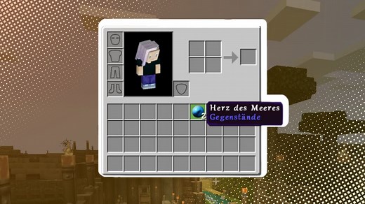 Herz des Meeres in Minecraft finden und einsetzen