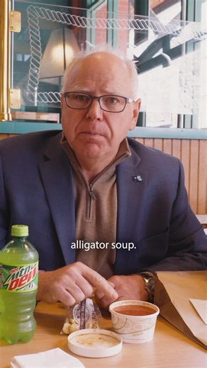 Tim Walz | Alligator soup, people. | Instagram