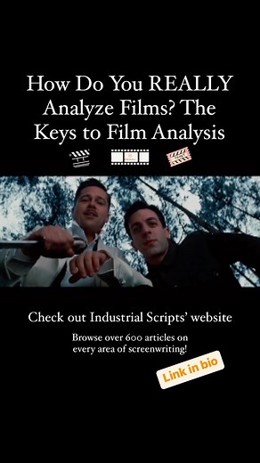 So in this article, we will give a step-by-step description of how to analyze films. What do you need to look out for and how do you put it all together? Check out Industrial Scripts’ website now! https://industrialscripts.com/patrick-bateman/ #screenwriting #scriptchat #Filmmaking #scriptwriting #screenplays #writing #quotes #quotestoliveby #screenwriter #writersofinstagram #amwriting #writenow #writingprompts #screenwriters #tvwriting #moviequotes #screenplay #filmmakers | Industrial Scripts