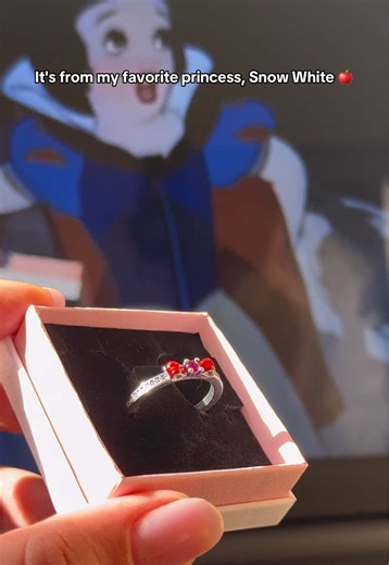Is she your favorite princess too? 🥹✨ #disney #couple #valentinesday #ring #pandora
