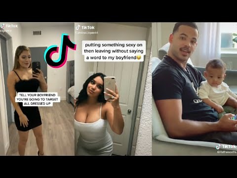Wearing 😍 outfit then leaving him prank TikTok compilations