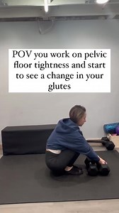 This exercise is a staple in my program and most of my clients here’s why 👇🏼Many moms come to me with leaking (aka peeing when they cough, sneeze or jump etc) A lot of the time it’s due to a tight pelvic floor. Many of them want to find their glutes 🍑 but because of the tightness they’re glutes aren’t showing up the way they should. In order to gain better glutes and decrease the leaking - they have to work on the tightness (not everyone is tight it’s just very common!) so I give them this ex