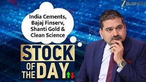 stock of the day india cements bajaj finserv clean science