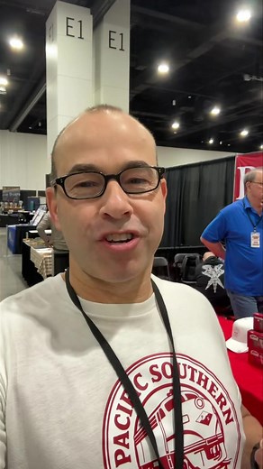 Look at who our Executive Director met today while at Trainfest! His comedy show will be stopping in Greeley, CO on 12-22-25. Use the link below for tickets 🙂🚂⬇️ https://ucstars.showare.com/eventperformances.asp?evt=916 | Colorado Model Railroad Museum