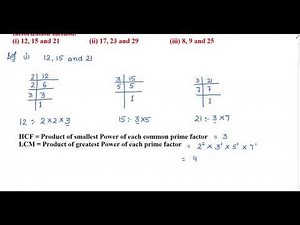 Find the LCM and HCF of the following integers by applying the prime factorization method.