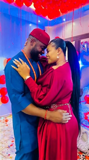 Ruby Ojiakor on Instagram: "HAPPY VAL BABY❤️ My total package from GOD”🙌 My Favorite human 😍 Love you “MINE FOREVER”❤️ ONWA IDEMILI 🙌 EZE ANYA EZU 👑 MY CROWN 👑 Love you Forever MY HUSBAND 🙏👑❤️"