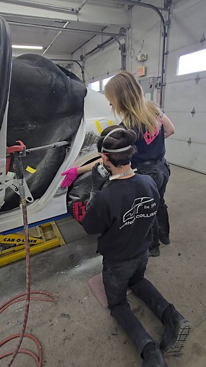 Had fun showing Andrew different methods to complete a repair. He's awesome! 🤘 | Cassandra Thibeault