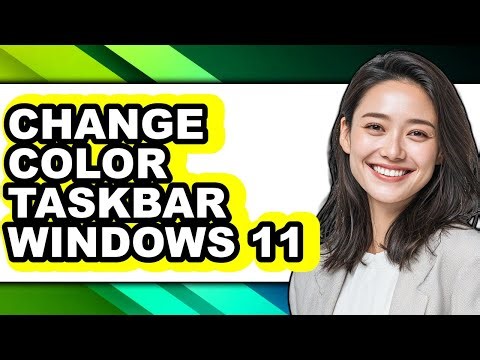 How to Change Color Taskbar Windows 11 (full Guide)
