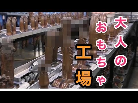 【衝撃】「大人のオモチャ」製造工場に潜入、どのようにして作られているのか？工場で働く女性たち！！【閲覧注意】