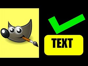 How to OUTLINE Text in GIMP (2024)