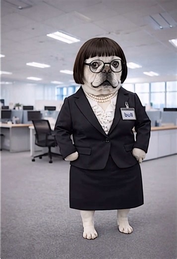 Secretary Bulldog Dance #bulldogdance #bulldog #secretary #ブルドッグ #秘書の日常 @NekoManma