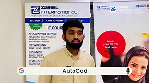 Autocad -Testimonial from our student Thank you so much for your...