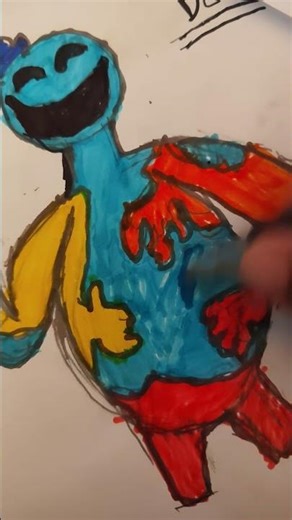 how to draw doey ## Poppy playtime chapter 4😀😀