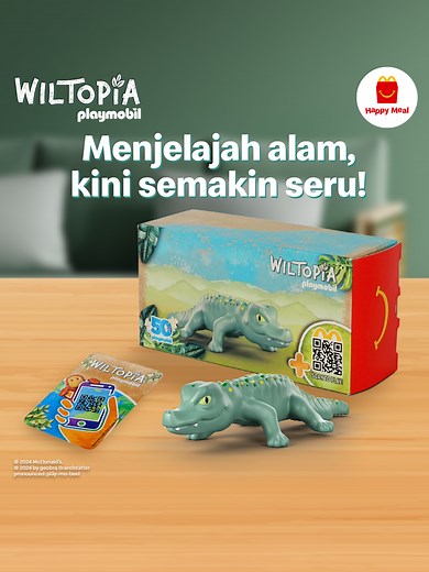 Jelajahi Hewan Seru dengan Happy Meal Playmobil Wiltopia