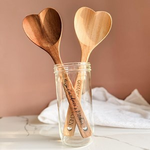 Personalized Gift Grandma Wooden Spoon Engraved Message Cooking Tool Custom Design Wedding Present Housewarming Favor Kitchen Gift Monogram - Etsy
