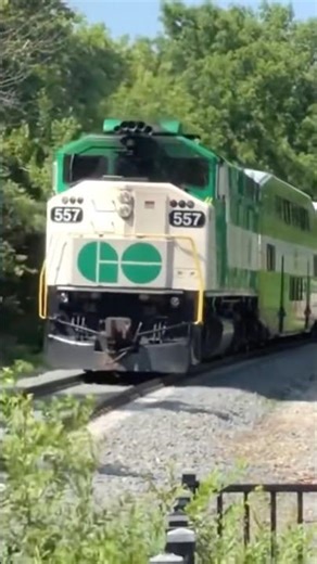 F59PH Pushing #train #railroad #railway #gotransit #gotrain #passengertrain #throwback #2019 #go