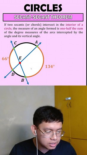 Secant-Secant Theorem [Intro] #MathWithTeacherJustin #Math #TikTokQuiz #LearnItOnTikTok #TikTokSkwela #EduWow #EduTokPh #TikTokPh