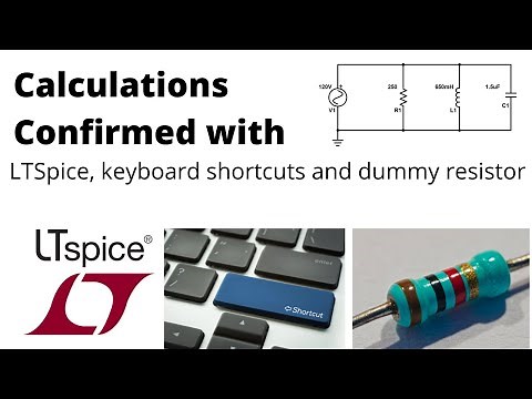 Quick LTSpice: AC Analysis of Parallel RLC Circuit (Includes a couple LTSpice Tricks)