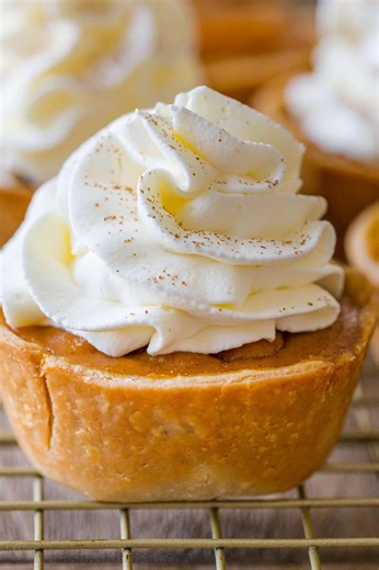 39K views · 748 reactions | They are perfect for Thanksgiving and almost too cute to eat (ALMOST). Recipe: https://natashaskitchen.com/mini-pumpkin-pies/ | NatashasKitchen.com | Facebook