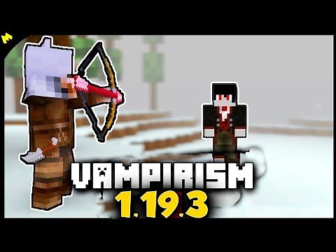 👉PLAY AS A VAMPIRE HUNTER AND UNLOCK ABILITIES 😱 Minecraft 1.16.1 Vampirism Mod