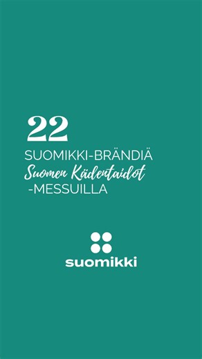 Suomikki | kotimainen muoti | 𝑇ä𝑙𝑙ä 𝑣𝑖𝑖𝑘𝑜𝑙𝑙𝑎 𝑚𝑒𝑠𝑠𝑢𝑖𝑙𝑙𝑎𝑎𝑛 𝑗𝑎 𝑖𝑠𝑜𝑠𝑡𝑖! 🤩 Suomen Kädentaidot -messut ovat muutakin kuin käsityöläisen unelma. Messuilta löydät myös 𝒖𝒑𝒆𝒂𝒏... | Instagram